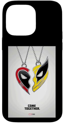 iPhone 14 Pro Max Marvel Studios Deadpool & Wolverine Friends Heart Poster Case