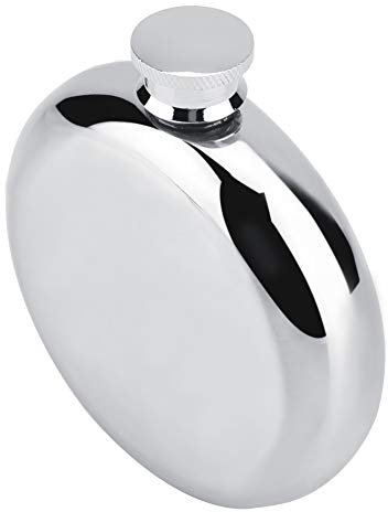 Pwshymi 5oz/150mL Hip Flask for Men, Stainless Steel Portable Whiskey Flask Pocket Flask Alcohol Flask for Hiking, Camping