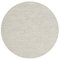the carpet Boho Natur Wool Handgewebter Wollteppich im natürlichen skandinavischen Boho-Look, Handarbeit für einen einzigartigen Stil, Beige Creme, 200 cm Rund
