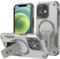 DIMIYER Panzerhülle für iPhone 12/12 Pro Hülle mit Ständer, Heavy Duty Schutzhülle für iPhone 12 Hülle, Ganzkörper Militärischer Robust Stoßfest Handyhülle für iPhone 12 Pro Case, 6,1 Zoll