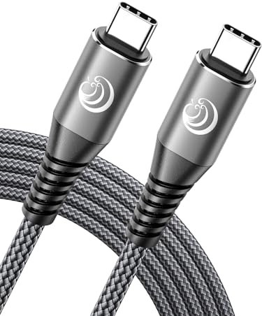 Aioneus USB C auf USB C Kabel 100W, [1M] PD 5A Schnellladung USB C Ladekabel QC 4.0 USBC Schnellladekabel Kurz Typ C Kabel für MacBook Pro iPad Air Mini Samsung Galaxy S24 S23 S22 S21 S20, iPhone usw