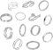 LOCCY 12-16PCS Vintage Silber/Gold Knuckle Ringe Set für Frauen Teen Girls, Boho Snake Stackbare Fingerringe Verstellbarer Böhmisch Stapelbare Gelenkfinger Ringe (Silber Set-13)