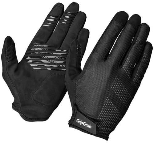 GripGrab Ride Lite MTB Handschuhe Sommer Fahrradhandschuhe Langfinger Mountainbike Gravel Bike Radhandschuhe Gepolstert