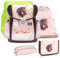 Belmil Schulranzen Set 403-13/AG/S/R 5 - teilig ergonomischer Schulranzen Set mit Regenschutz 1. klasse 2. klasse 3. klasse - Super Leicht 930-990 g/Grundschule (Horse Chestnut 2)