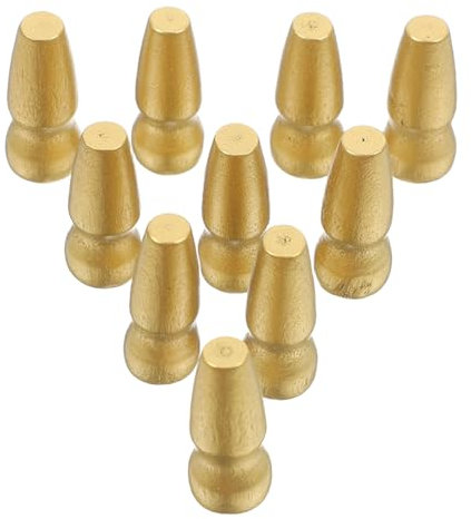 Kisangel Fahnenmast-Finale 50 Stück Fahnenmast-Holz-endstück Austauschbares Reiseführer Fahnenmast-Oberteil Ersatz