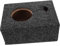 YOSADIER Scatola Per Subwoofer Auto Ultra Sottile Con Porte Per e Bassi Casse Audio Per Modifiche Compatibile Con Vari Modelli Di Auto Design Spazioso e Facile Installazione