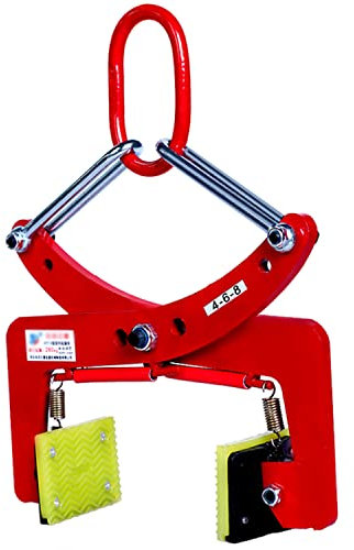 Plattenheberzange, 260/280/325kg, Vertikale Steinhebevorrichtung, Tragende Zange für das Heben und Transportieren von Stein, Aufhängeschiene für Schiefer