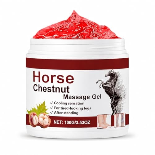 Horse Chestnut Massage Gel for Body Care, Cooling & Refreshing Horse Balm