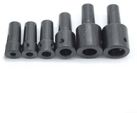 Motorwellenhülse, schwarzer Stahl, CNC-Maschinenkonverter, für Fräsmaschine, Drehmaschine, Bohrmaschine (5 mm)