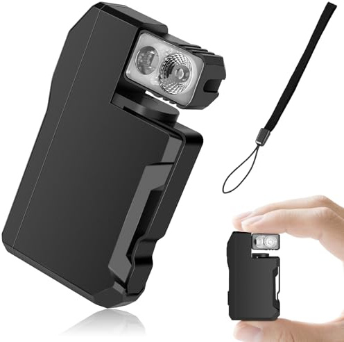 FLYSH G5 Rechargeable EDC Flashlight, Powerful RGB Flashights, 400 Lumens Portable Flat Mini Flashlights, IP68 Waterproof Multi-Mode Magnetic Small Keychain Flashlight for Camping, Emergency (Black)