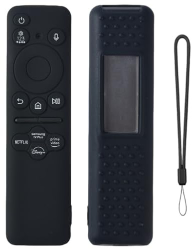 Silicone Remote Cover for Samsung BN59-01432A 2023 TM2360E Samsung Smart TV Remote Solar Panel Remote with Lanyard
