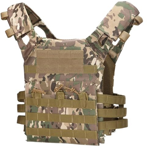 Grtheenumb Tacticals Vest|Tacticals Vest for Men and Women, Lightweight Quick Release Security Plate Carrier for Outdoor Paintball Shooting Wargame