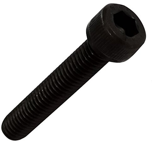 AERZETIX - C18925-10 x Bolzen - Zylinderkopfschrauben - M6x35mm - DIN 912 - geschwärzter Stahl - Fußabdruck 5mm Innensechskant
