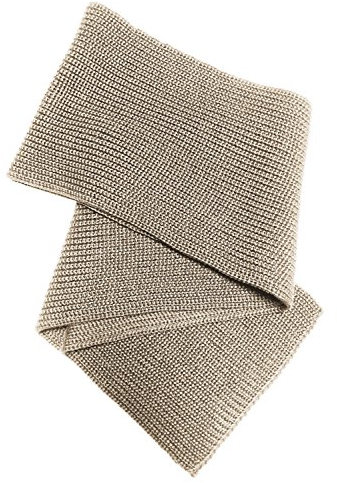 Blauer Peter - gestrickter Schal - Merino - 10 Farben, Farbe:Beigemeliert