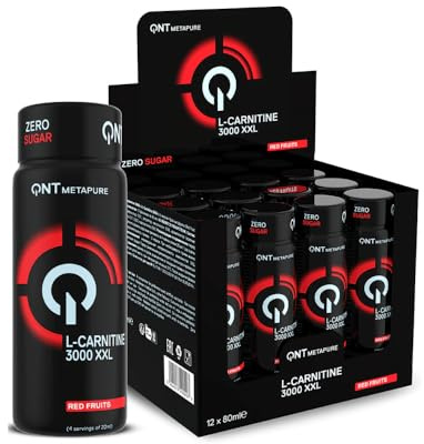 QNT L-Carnitine Shot 3000 mg (12x80ml) Red Fruits - Kost & viktkontroll - L-karnitin