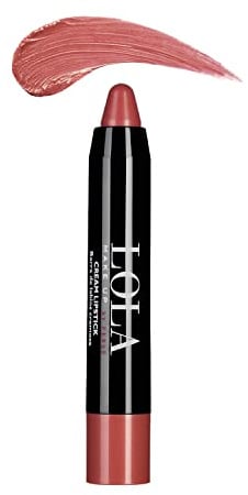 Lola Make Up by Perse Chubby Cream Lipstick – Moisturising Vegan Lip Balm Lipstick with Glossy Finish & Nourishing Formula – [002 Peach]