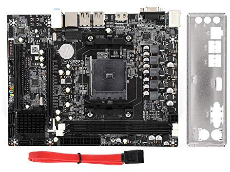 Annadue Placa Base para Placa Base de Computadora de Escritorio, con Deflector y Cable SATA, Interfaz de CPU FM2 / FM2 +, Soporte Memoria DDR3, 1600/1333 4G / 8G, para