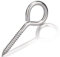 MOGADEE® 10 viti con occhiello in acciaio inox, occhielli a vite M6, 80 mm, vite ad anello, gancio per gancio a vite, gancio ad occhiello, per amache, tende da sole, poltrone sospese, sedie a dondolo,