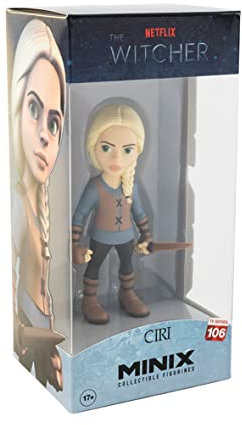 MINIX Collectible Figurines, Figur: The Witcher – Ciri, 12 cm Sammelfigur, Ab 17+ Jahren, Deutsch