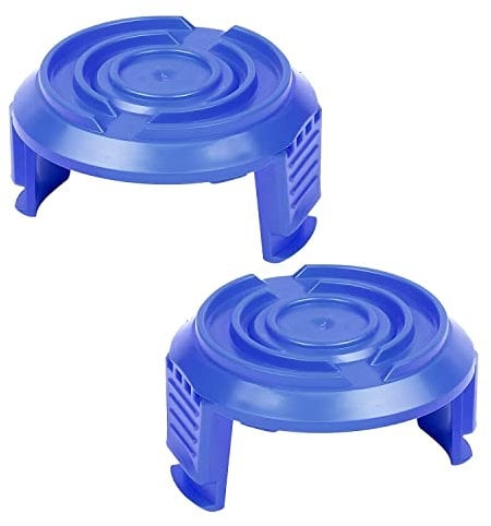 MUFUSHAN 2Pcs Trimmer Spool Cover, Spool Caps Replacement Fit for MacAllister MGTP18Li 1.5mm 1x2.5m Strimmer