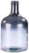 GILDE große Vase Blumenvase XL aus recyceltem Glas - Deko Wohnzimmer - europäische Herstellung - Farbe: Silber metallic mit Farbverlauf - Höhe 43 cm