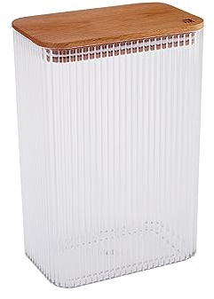 Karaca Massimo Klarglas/Vorratsdose 2 L, Aufbewahrungsbox Küche, als Küchen Deko, Vorratsbehälter, Vorratsdose, Aufbewahrung Küche, Retro Design