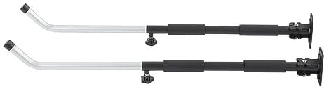 Wandhalterung, 62 Bis 102 Cm, Verstellbar, 40 Kg Lager, Halterung aus Aluminiumlegierung, Stützhalterung für Werkzeugkasten, Gepäckkoffer, Dachbox, Kanu, Kajak, Surfbrett