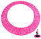 Trampolin Randabdeckung 96-120cm, Indoor Erwachsene Kinder Fitness Trampolin Umrandung, 800D Reißfest Oxford-Tuch Federabdeckung, 100% UV-beständig Trampolin Zubehör Ersatzteile,Rosa,96cm(38inch)