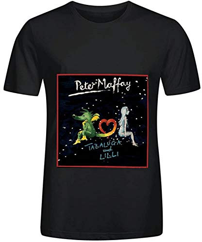 Peter Maffay Tabaluga Und Lilli Funk Mens Crew Neck Graphic Shirts Black L