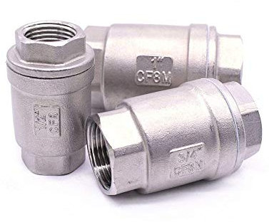 Rohrreparaturwerkzeuge 3pcs H12W-16P 304 Edelstahl Nicht zurück Ventil 1/2 3/4 1 1-1/4 1-1/2 BSP Female Rückschlagventil (Size : DN20)