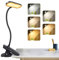 Clip on Light Reading Lights,36 LED USB Desk Lamp with 5 Color, Eye Protection Book Clamp Light, Perfect for Video Conference Lighting, Desk, Bed Headboard and Computers (Black)