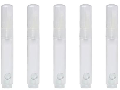 HUANIZI Lot de 5 marqueurs vides rechargeables pour peinture acrylique - Pour artistes