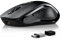 Wireless Computer Mouse with BT5.0 and USB-A/C 2in1 Dual Receiver, Silent Rechargeable, Compatible with TypeC and USB Port Devices/MacBook Pro/Air/iPad/Chromebook/Laptop, Black