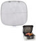 Stainless Steel Splatter Shield for Ninja AG301UK Foodi, Non-Stick Grill Griddle and Stainless Steel Splatter Screen, Air Fryer Accessories for Ninja Foodi (Splatter Shield)