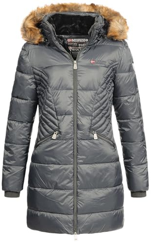 Geographical Norway Damen Winterjacke Debby Darkgrey S