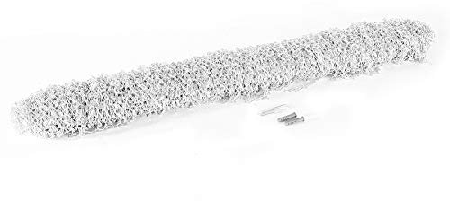 Fdit Aluminium-Kettenvorhang, Insektenschutz-Türgitter, Raumteiler, Leicht zu Reinigen und zu Installieren, Ideal für Küchen, Geschäfte, Wintergärten mit Metallvorhang