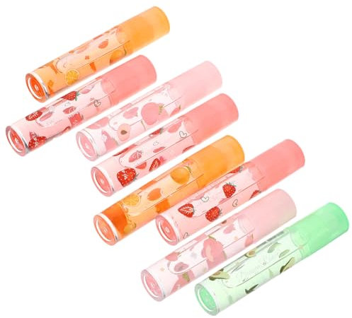 Ipetboom 8stücke Teiliges Fruchtige Lippenpflege Transparente Lipgloss Mit Feuchtigkeitsspendender Wirkung Für Winter Kompakt Und Tragbar Als