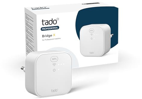 tado Bridge X für Profis, Thread Border Router und Signalverstärker für tado° X und andere Thread-fähige Geräte im Smart Home Netzwerk