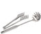 Steowsey Juego de Servidores de Espagueti de Acero Inoxidable de 2 Piezas, Pinza de Pasta de Espagueti de Acero Inoxidable, Tenedor de Servidor de Cuchara de Pasta