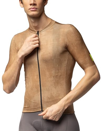 Alé Cycling Pragma Herren-Fahrradtrikot, tief, kurzärmelig, leicht, weiche Mikrofaser, lasergeschnittene Ärmel, atmungsaktiv und schnell trocknend, Silikonbund, 3 Gesäßtaschen