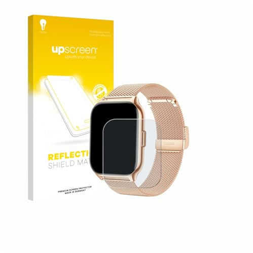 upscreen Schutzfolie für APAUK Smartwatch 2.01 | Entspiegelter Displayschutz Made in Germany Anti-Reflex Displayschutz-Folie Matt Anti-Fingerprint