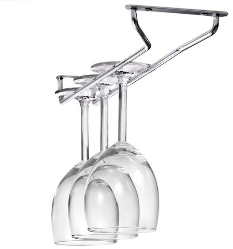 bar@drinkstuff Chrome Plated Glass Rack 24inch - Glass Hangers, Glass Holders, Glassware Racks, Stemware Racks