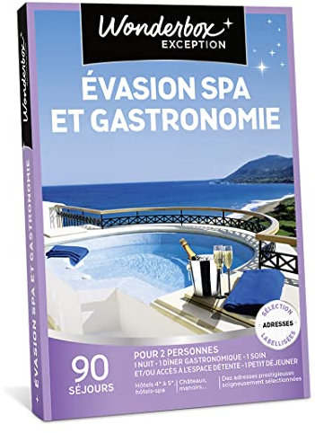 Wonderbox Évasion Spa Et Gastronomie - Coffret Cadeau Idée Cadeau Séjours