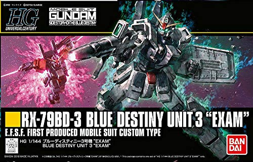 Bandai HGUC 1/144 RX-79 BD-3 Blue Destiny 3 Unit `EXAM` Plastic Kit