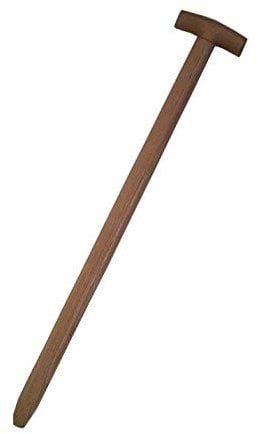 Rekord Ersatzstiel Spatenstiel Buche mit T-Griff 850 x 34 mm