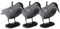 GARDIGO® Taubenabwehr Rabe 3er Set I Taubenschreck Rabe mit Aufhängung | Fliegend & Sitzend | Raben Attrappe aus Kunststoff | Krähe Attrappe zur Vogelabwehr | Tauben vertreiben | Vogelschreck