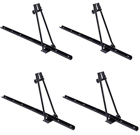 VDP 4X Porte-vélo Orion + barres de toit en acier rapide compatible avec Kia Sportage à partir de 2010