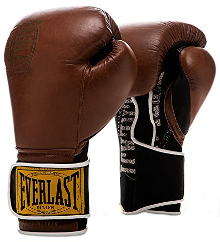 Everlast Unisex Classic Training Boxing Gloves Brown 16oz