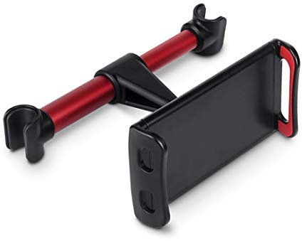 BEYEE Support de Tablette pour appuie-tête de Voiture Rotatif à 360 degrés Compatible iPad Pro 10,5, Galaxy, Switch, Fire, Toutes Les tablettes de 10,5 - 10,5 (Rouge)