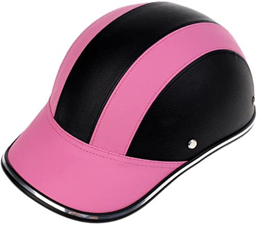 Adulto Mezzo Casco da Motociclista Vintage Aperto Jet Casco a Scodella Chopper Skateboard Scooter Motorino ECE Certificato per Uomo e Donna Casco da Skateboard Scooter Mezzo Viso
